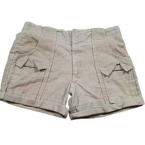 Vintage Corduroy‎ Thrashed Gorp Hiking Trail Safari Flap Pocket Shorts